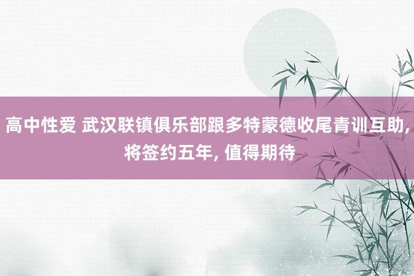高中性爱 武汉联镇俱乐部跟多特蒙德收尾青训互助， 将签约五年， 值得期待