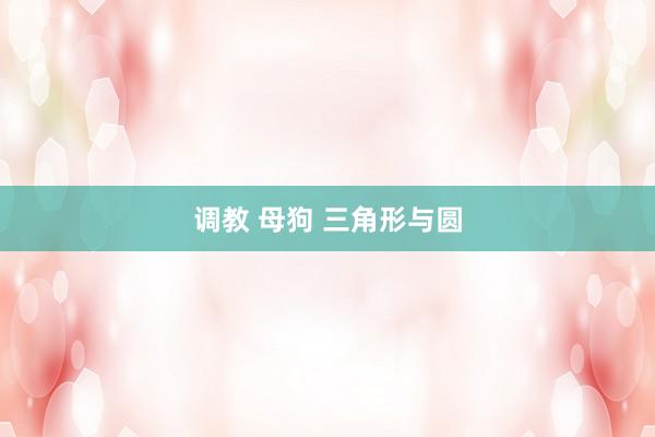 调教 母狗 三角形与圆